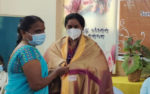Beneficiary Felicitating Mrs. Hemavathy PwC India Foundation