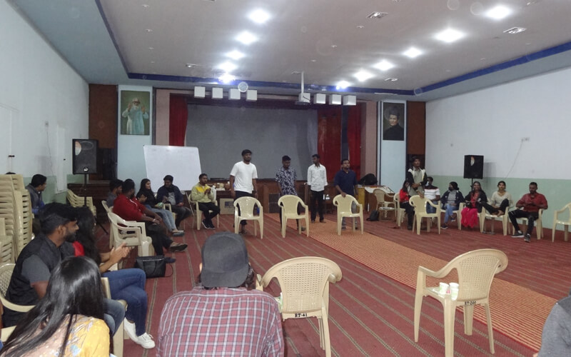 Fr. Wilson Engaged with full of Fun Activity for the MSSW Students