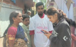 MSSW Students while doing Baseline Survey at Manjakuttai