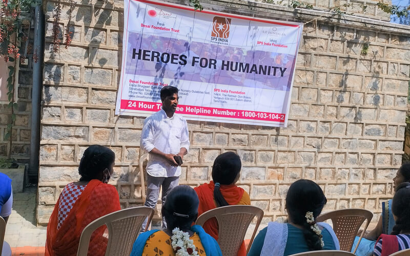 CFH Selvam sharing about his field experience