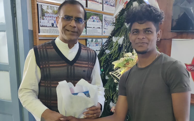 Christmas Gift Distributed to the Beneficiary of