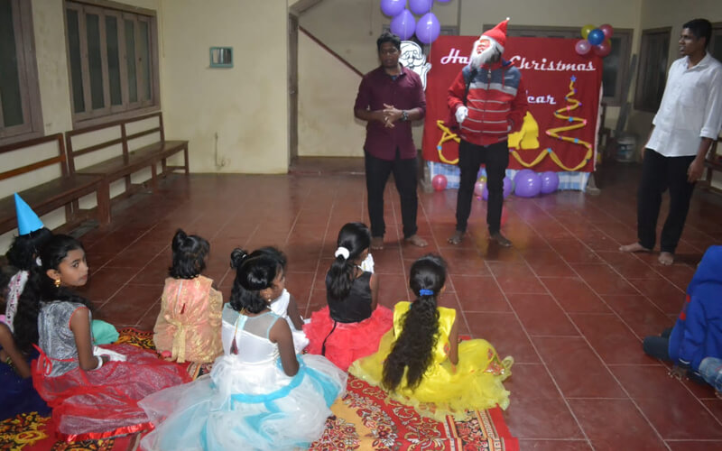 During the Christmas Program