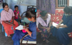 Field Visit By The Area Coordinator Ms. Sangeetha To The Sewing Beneficiaries Houses