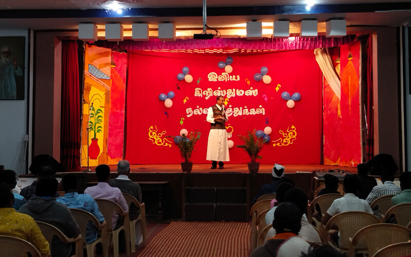 Fr. Raj SDB, Speech During the Christmas Celebration