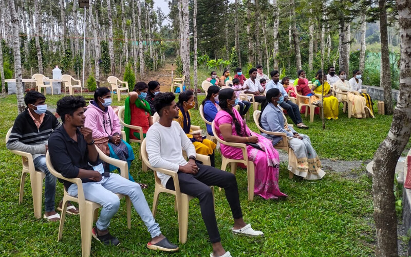 Volunteers Gathered for the Pongal Celebration