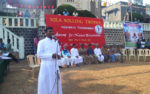 Fr. Selvakumar Welcoming The Chief Guest and Gathering