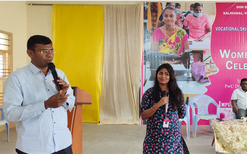 Mrs. Neha, Programme Manager, DFT Addressing The Gathering