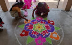 Rangoli Drawn By The Beneficiary