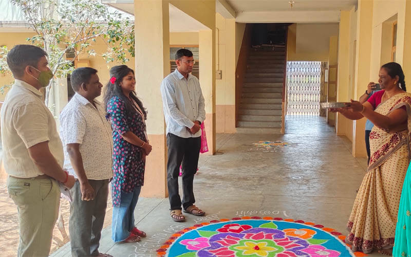 Special Welcome By The Beneficiaries