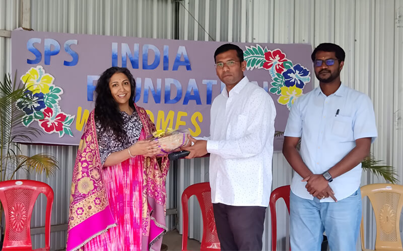 Felicitated By Fr. Selvakumar SBD