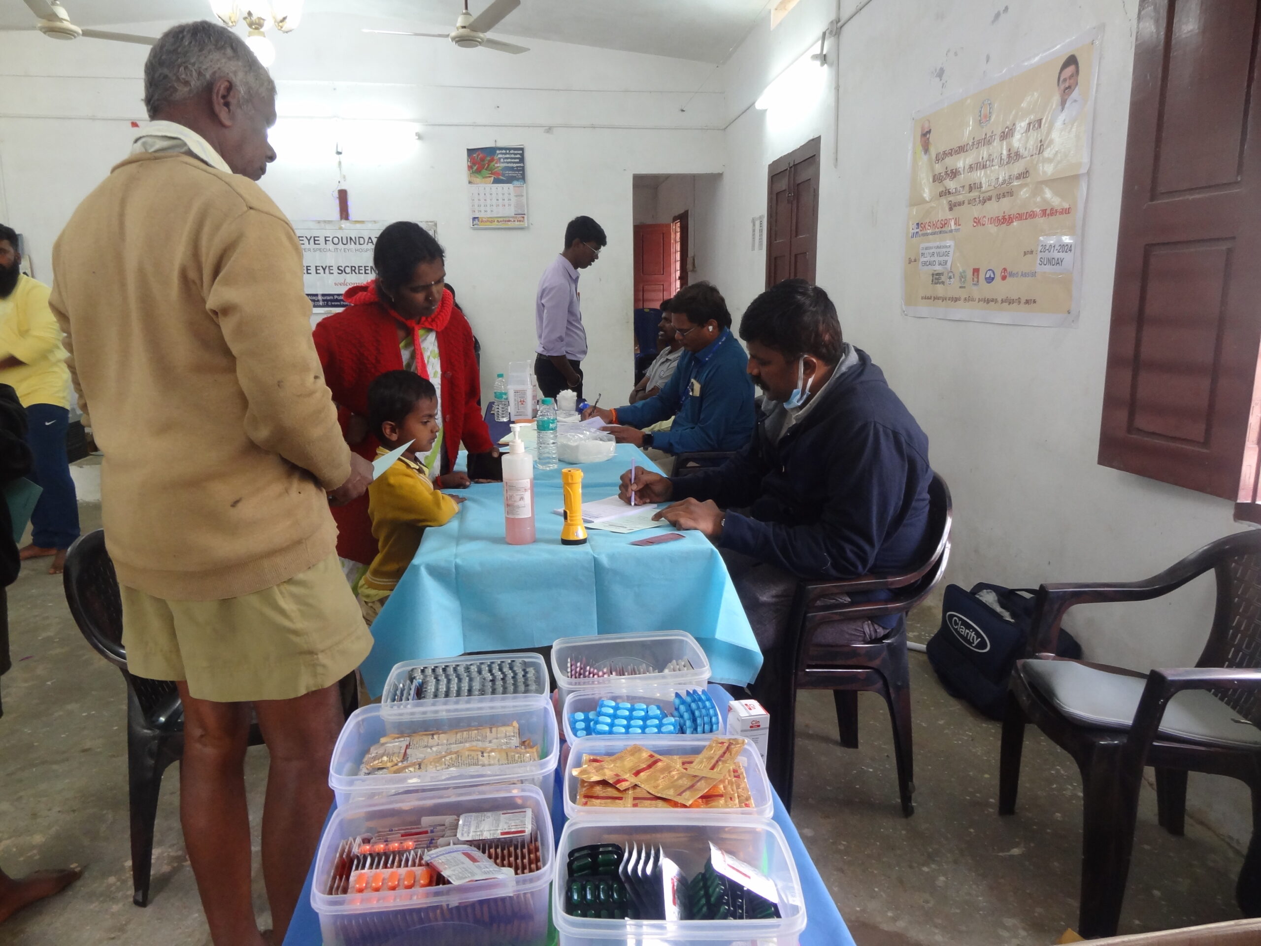 Medical Camp at piliyur, Yercaud